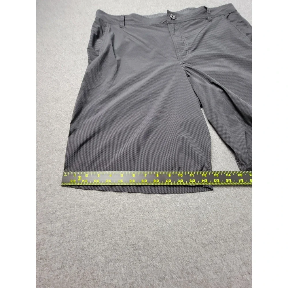 Lululemon‎ Shorts Mens Gray Micro Check Slash Pocket Hiking Outdoor